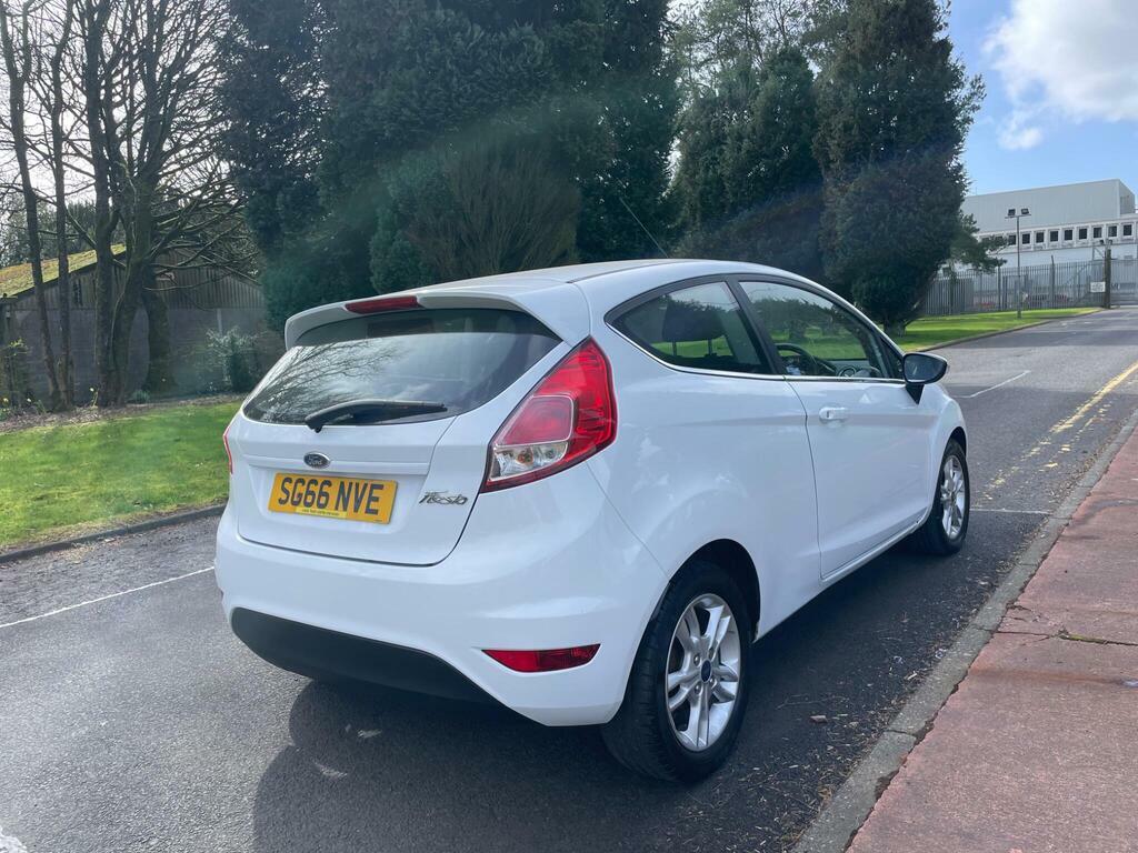 Ford Fiesta 1.25 Zetec Euro 6 SG66NVE White #4