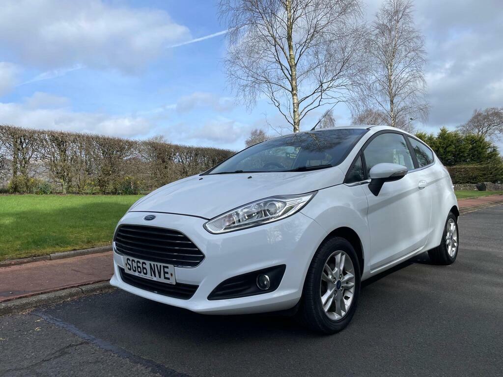 Ford Fiesta 1.25 Zetec Euro 6 SG66NVE White #5