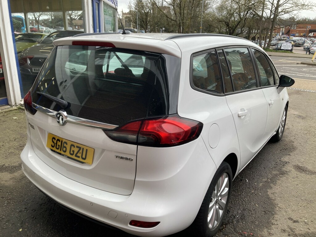 Vauxhall Zafira Tourer 1.4 I Turbo Design SG16GZU White #6
