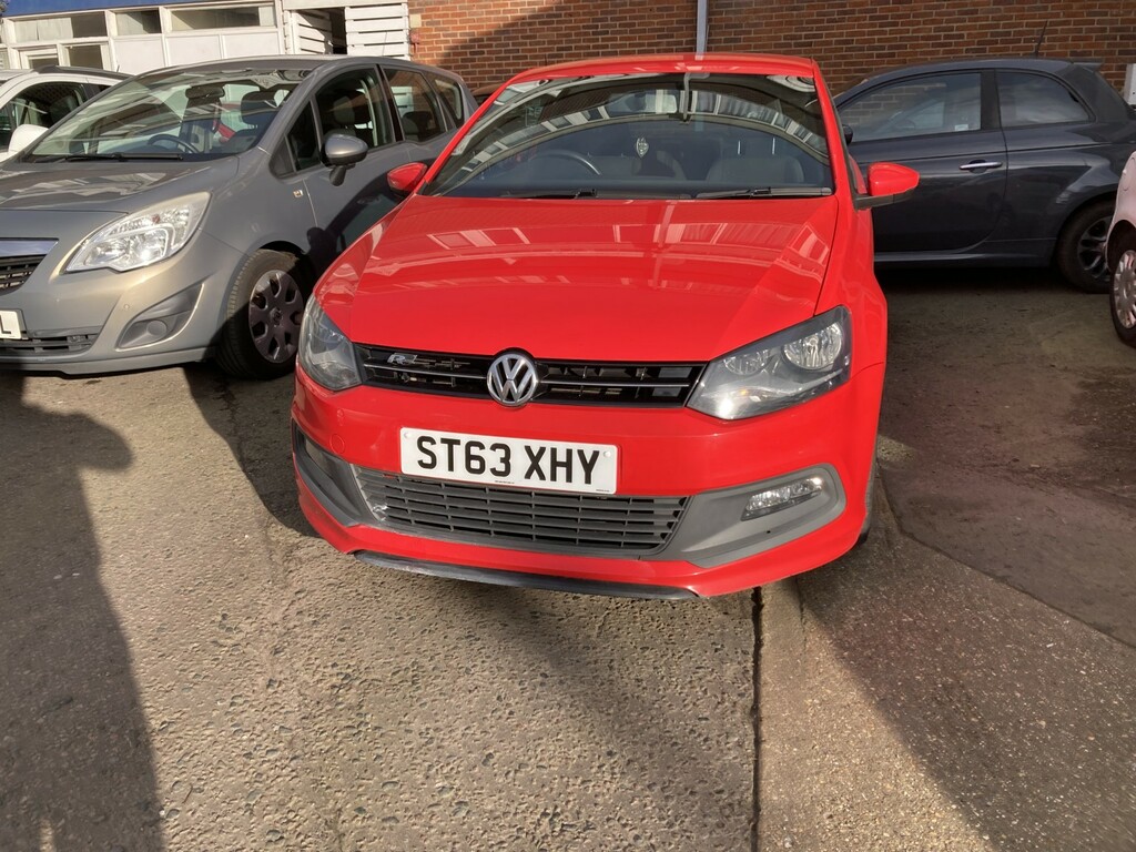 Volkswagen Polo 1.2 Tsi R-line ST63XHY Red #2