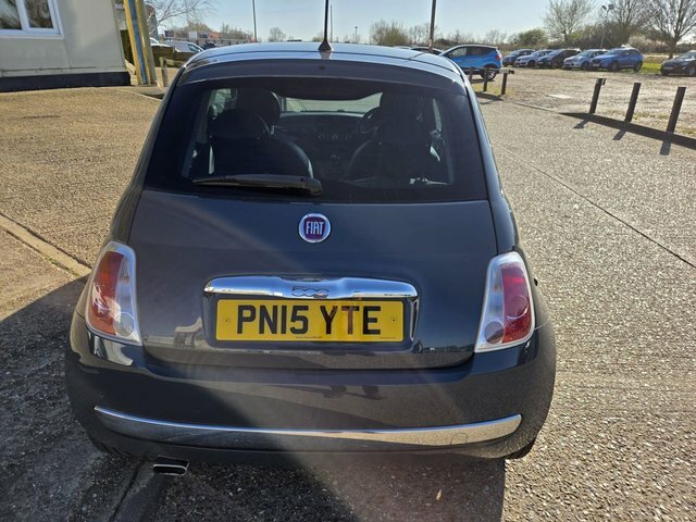 Fiat 500 Lounge Hatchback PN15YTE Grey #3