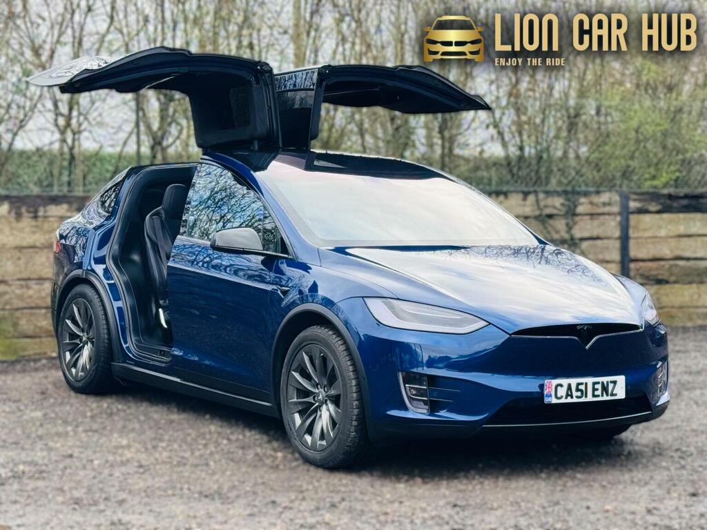 Tesla Model X Suv Blue