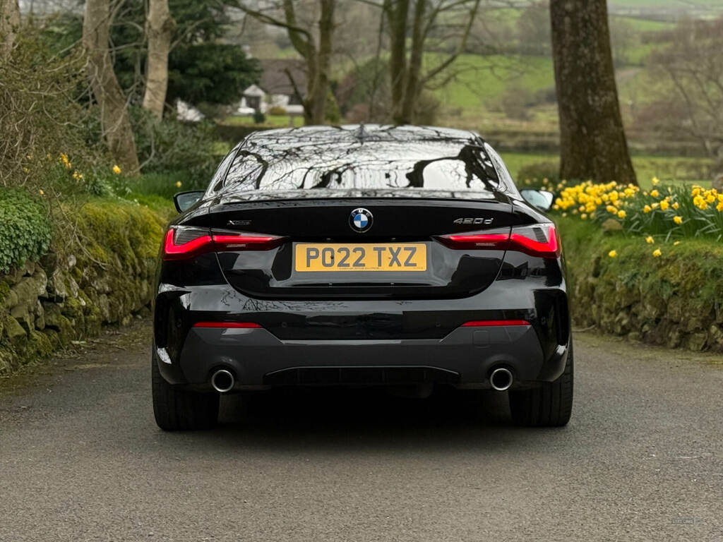 BMW 4 Series 420D Xdrive Mht M Sport Step PO22TXZ Black #3