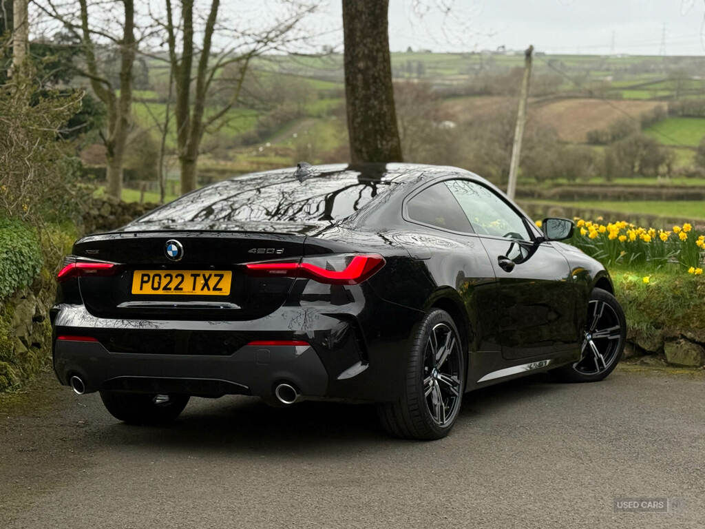 BMW 4 Series 420D Xdrive Mht M Sport Step PO22TXZ Black #2