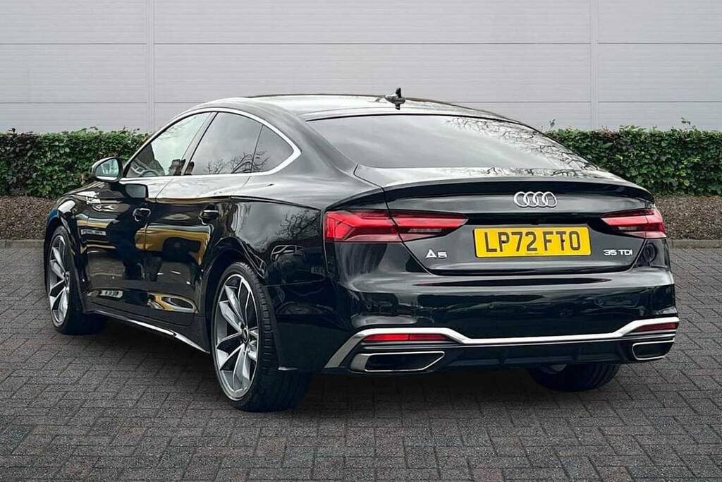 Audi A5 35 Tdi S Line S Tronic LP72FTO Black #3