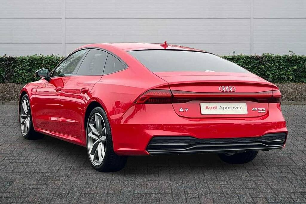 Audi A7 45 Tfsi Quattro Black Edition S Tronic Red #3