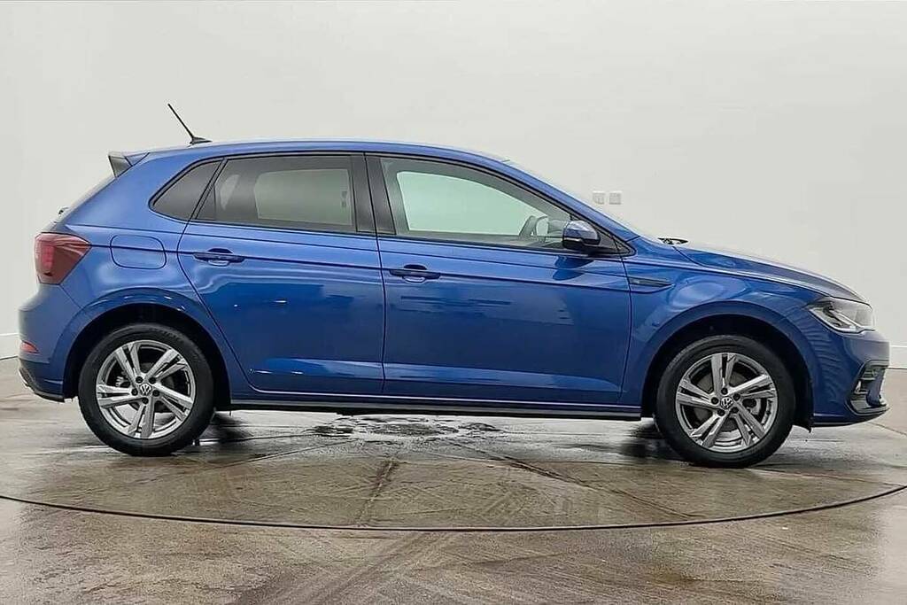 Volkswagen Polo 1.0 Tsi 115 R-line Dsg KM25LSD Blue #4