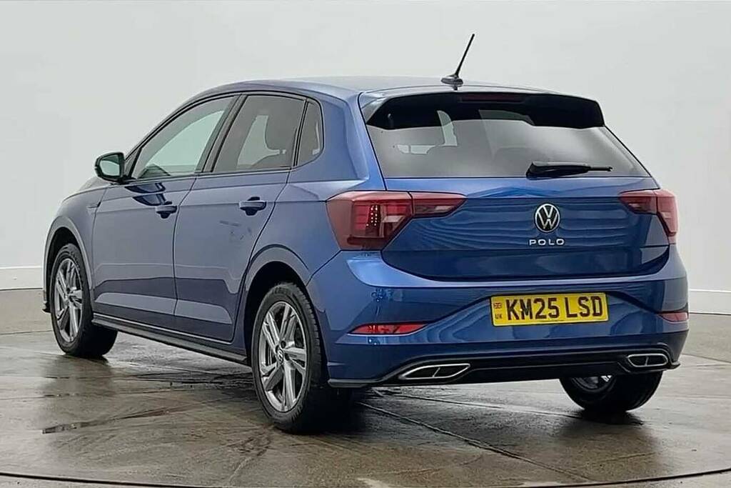 Volkswagen Polo 1.0 Tsi 115 R-line Dsg KM25LSD Blue #3