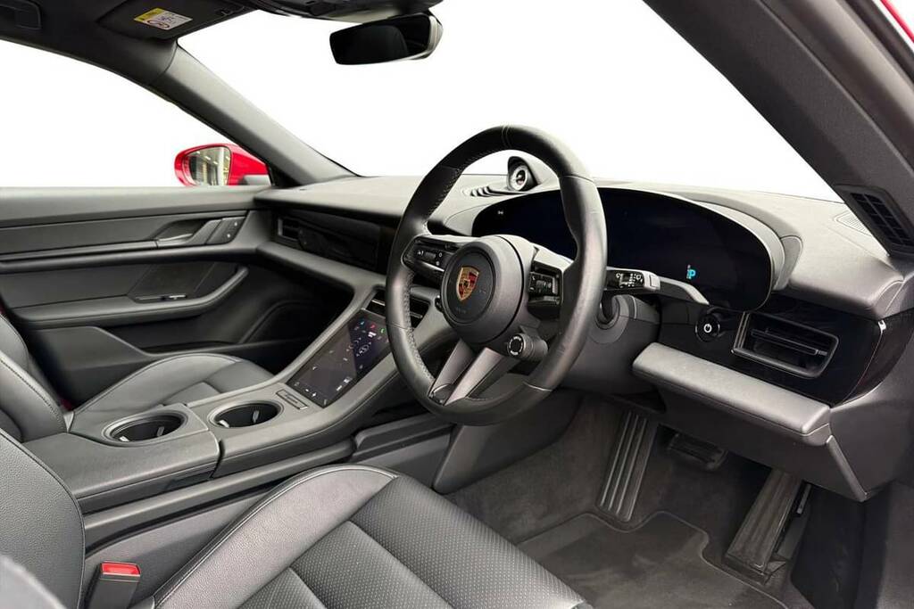 Porsche Taycan 350Kw 93Kwh Rwd Red #5
