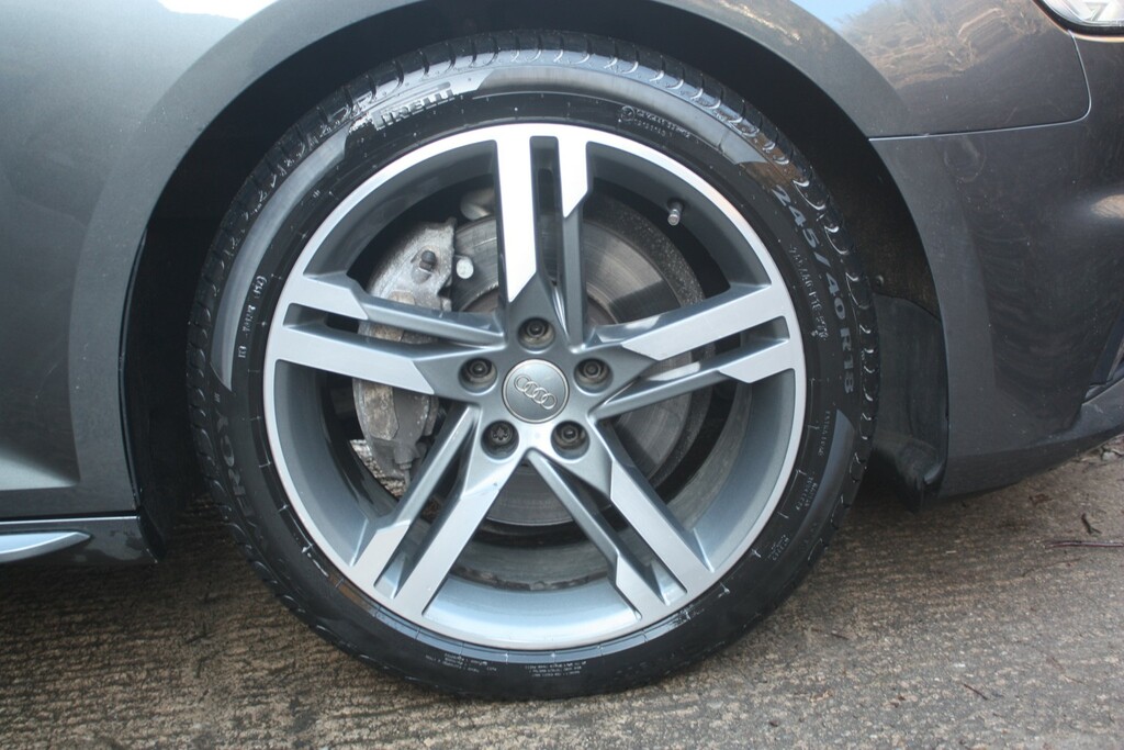 Audi A4 3.0 Tdi V6 S Line SN66VFY Grey #5