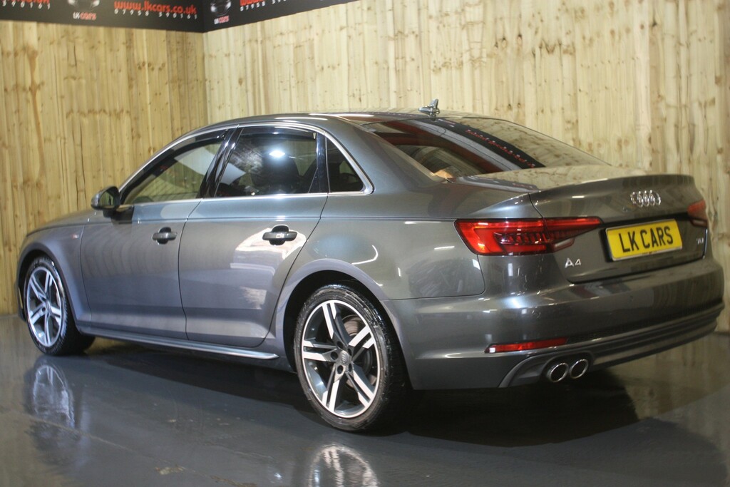 Audi A4 3.0 Tdi V6 S Line SN66VFY Grey #4