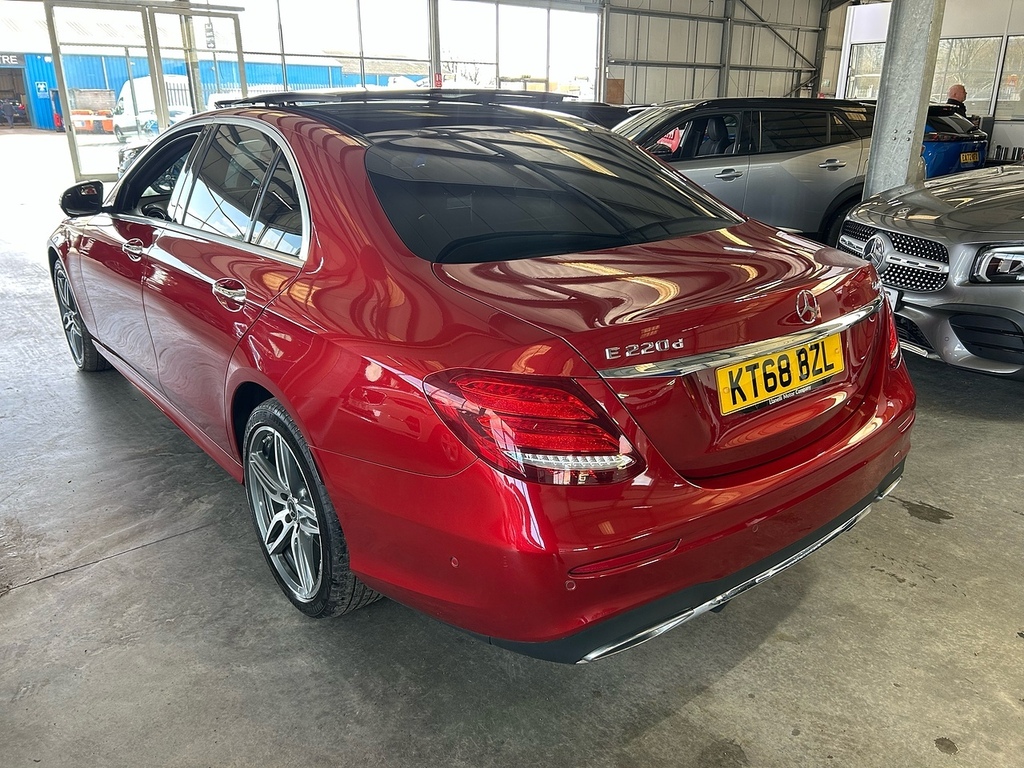 Mercedes-Benz E Class 2.0 E220d Amg Line Premium Saloon G-t KT68BZL Red #5