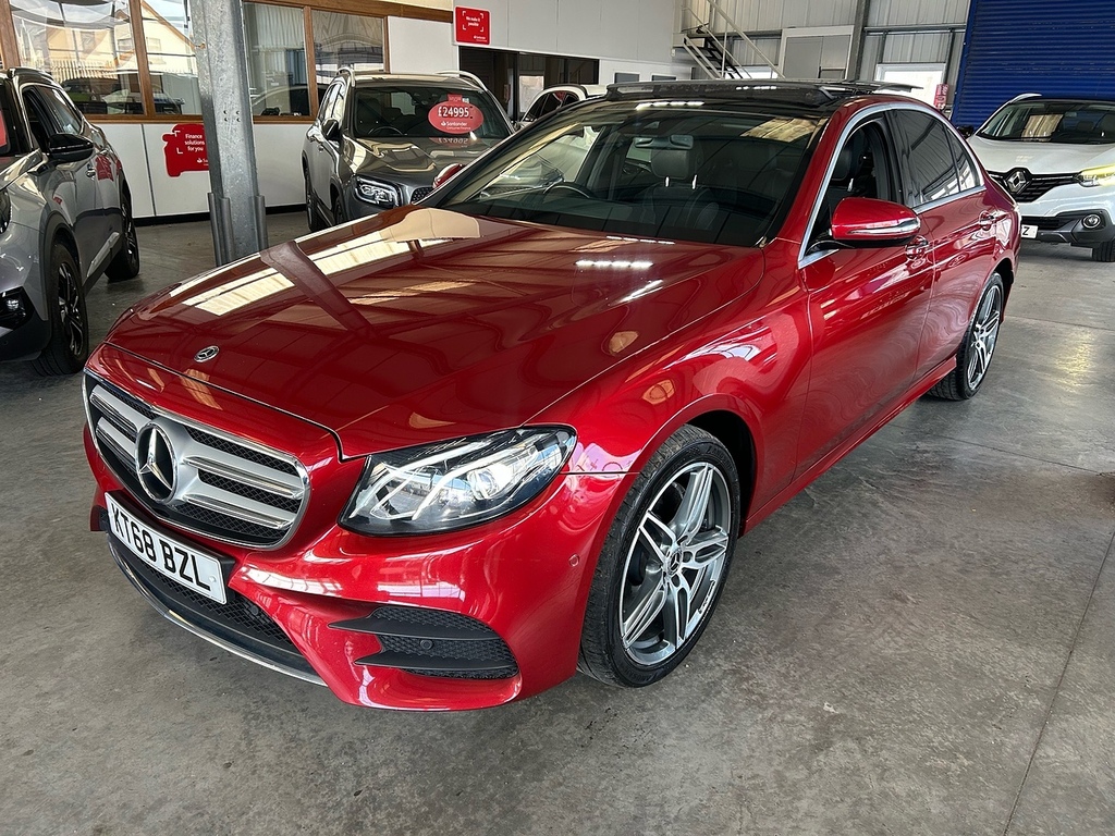 Mercedes-Benz E Class 2.0 E220d Amg Line Premium Saloon G-t KT68BZL Red #2