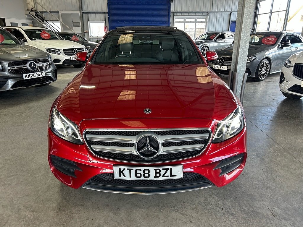 Mercedes-Benz E Class 2.0 E220d Amg Line Premium Saloon G-t KT68BZL Red #3