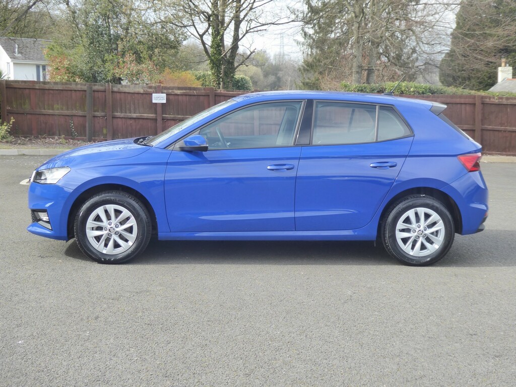 Skoda Fabia Hatchback 1.0 Tsi 110 Se Comfort Dsg 20 FD73YDL Blue #3
