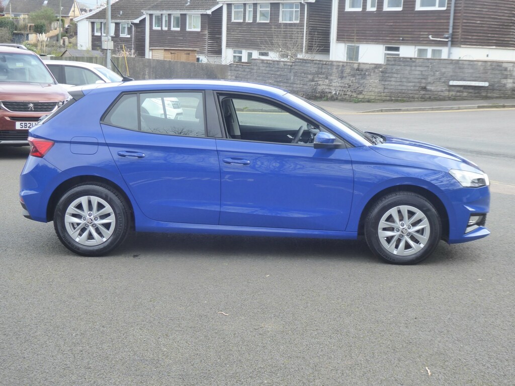 Skoda Fabia Hatchback 1.0 Tsi 110 Se Comfort Dsg 20 FD73YDL Blue #6