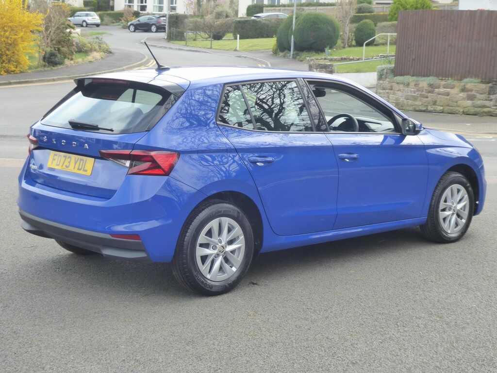Skoda Fabia Hatchback 1.0 Tsi 110 Se Comfort Dsg 20 FD73YDL Blue #5
