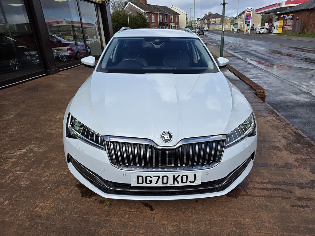 Skoda Superb Tdi Se L DG70KOJ White #5