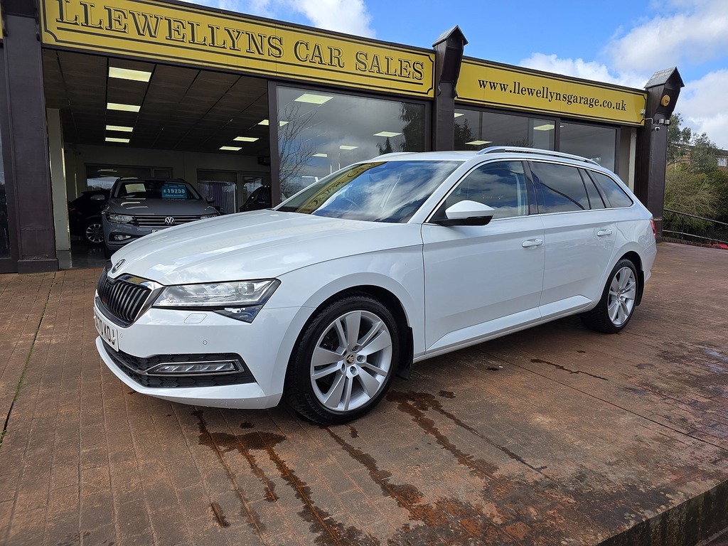 Skoda Superb Tdi Se L DG70KOJ White #2