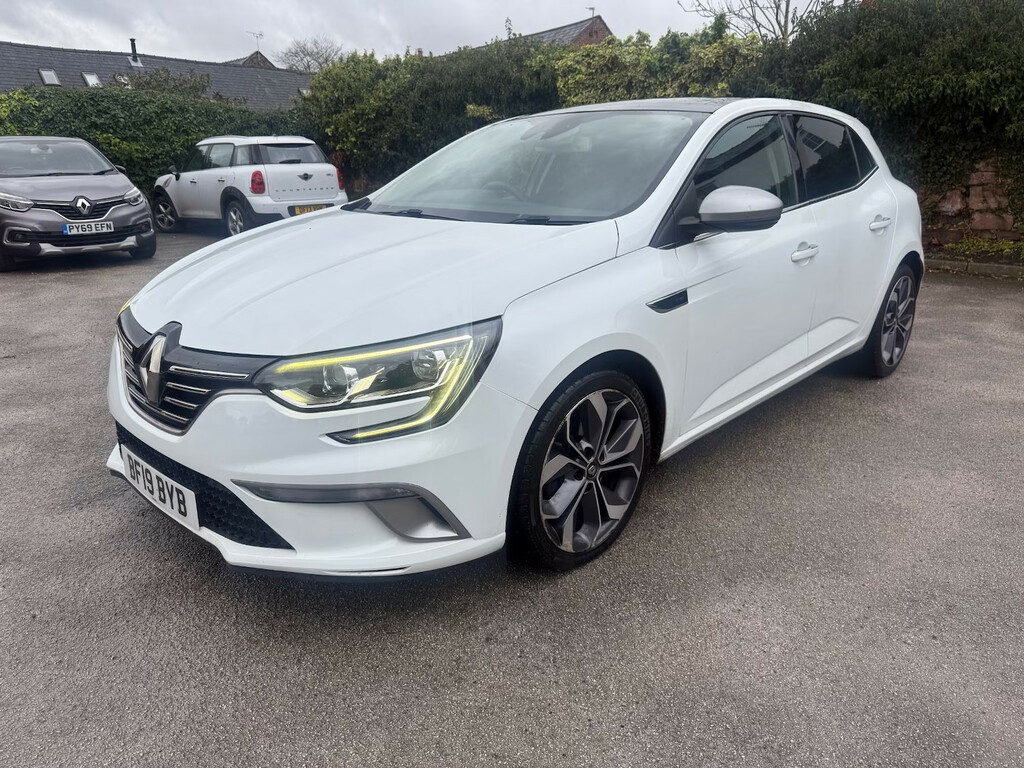 Renault Megane 1.5 Blue Dci 115 Gt Line Hatchback Manu BF19BYB White #3