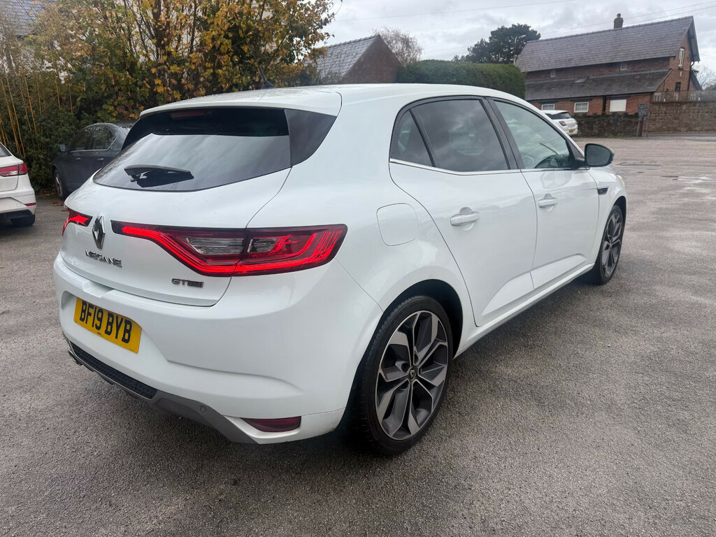 Renault Megane 1.5 Blue Dci 115 Gt Line Hatchback Manu BF19BYB White #4