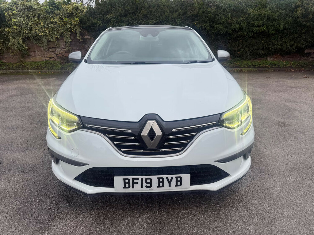 Renault Megane 1.5 Blue Dci 115 Gt Line Hatchback Manu BF19BYB White #2