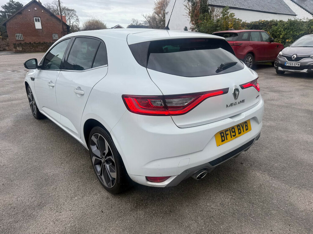 Renault Megane 1.5 Blue Dci 115 Gt Line Hatchback Manu BF19BYB White #6