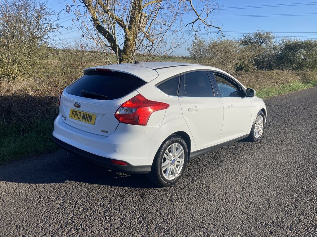 Ford Focus 1.6 Tdci Titanium FP13MHN White #6