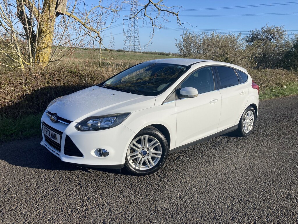 Ford Focus 1.6 Tdci Titanium FP13MHN White #2