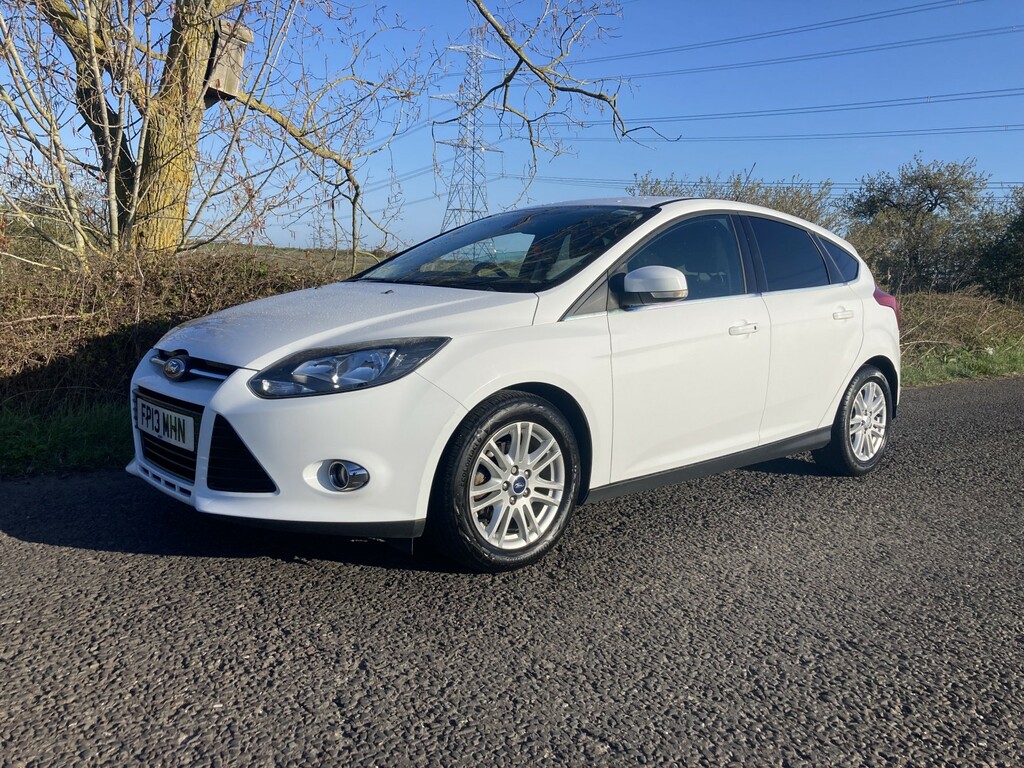 Ford Focus 1.6 Tdci Titanium FP13MHN White #4