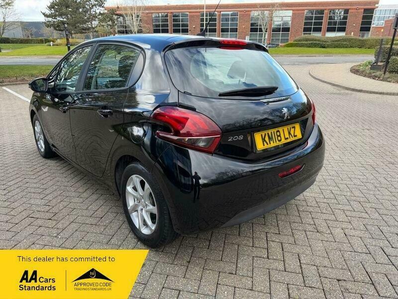 Peugeot 208 1.2 Puretech Active Hatchback KM18LKZ Black #4