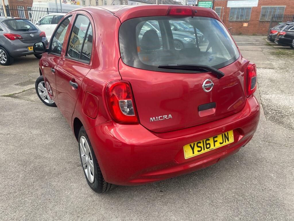 Nissan Micra 1.2 Visia Euro 5 YS16FJN Red #5