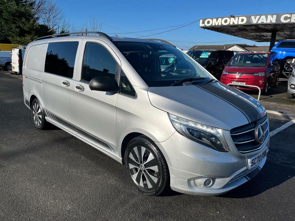 Mercedes-Benz Vito 2.0 119 Cdi Sport Crew Van G-tronic Rwd L2 Euro 6 Silver