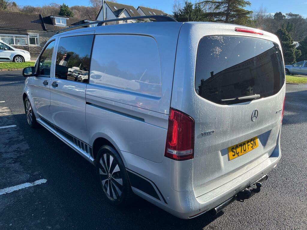 Mercedes-Benz Vito 2.0 119 Cdi Sport Crew Van G-tronic Rwd L2 Euro 6 SC70FSN Silver #6