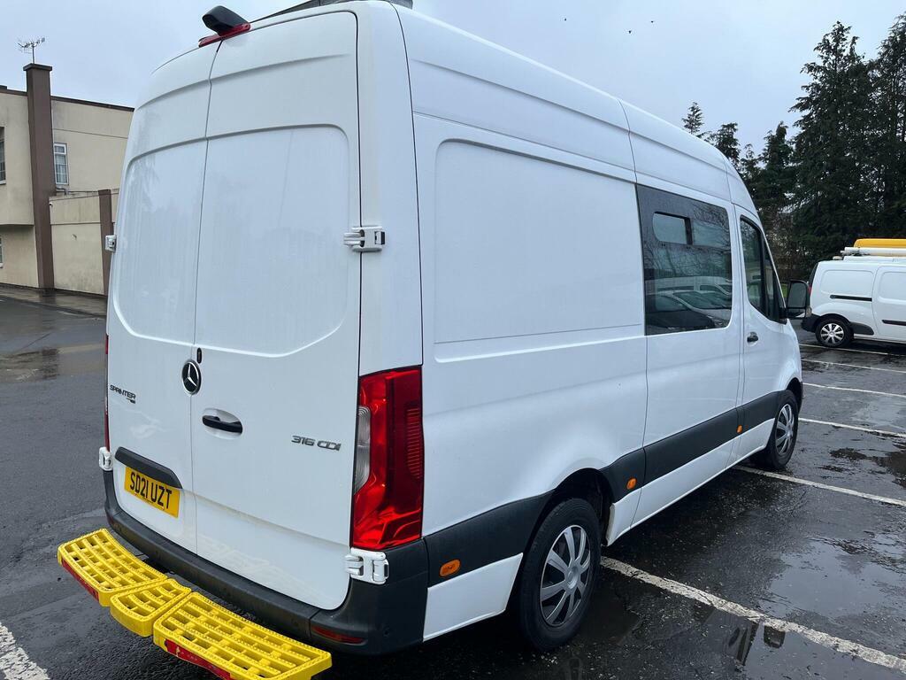 Mercedes-Benz Sprinter 2.1 316 Cdi Premium Rwd L2 H1 Euro 6 S S SD21UZT White #5
