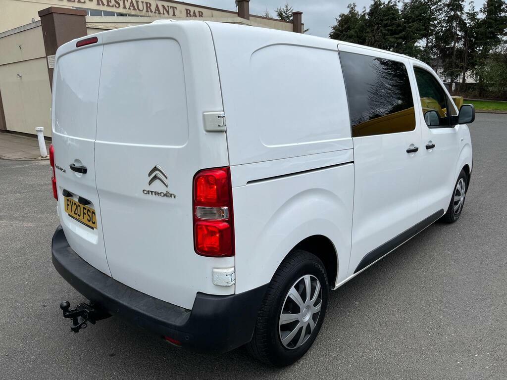 Citroen Dispatch 2.0 Bluehdi 1400 Enterprise M Crew Van Mwb Euro 6 FY20FSC White #4