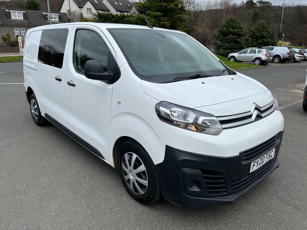 Citroen Dispatch 2.0 Bluehdi 1400 Enterprise M Crew Van Mwb Euro 6 FY20FSC White #2