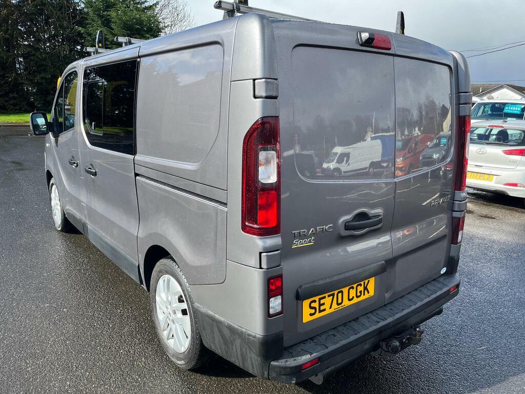 Renault Trafic 2.0 Dci Energy 30 Sport Nav Crew Van Double Cab Grey #3