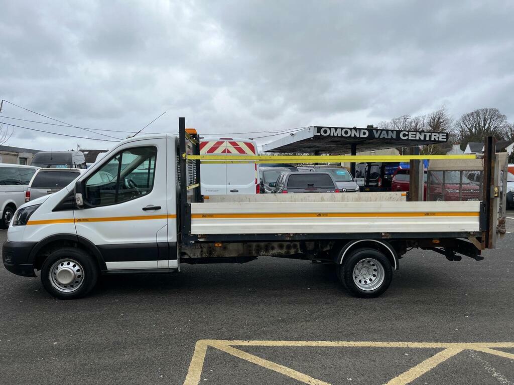 Ford Transit Custom 2.0 350 Ecoblue Leader Dropside EF71GOU White #2