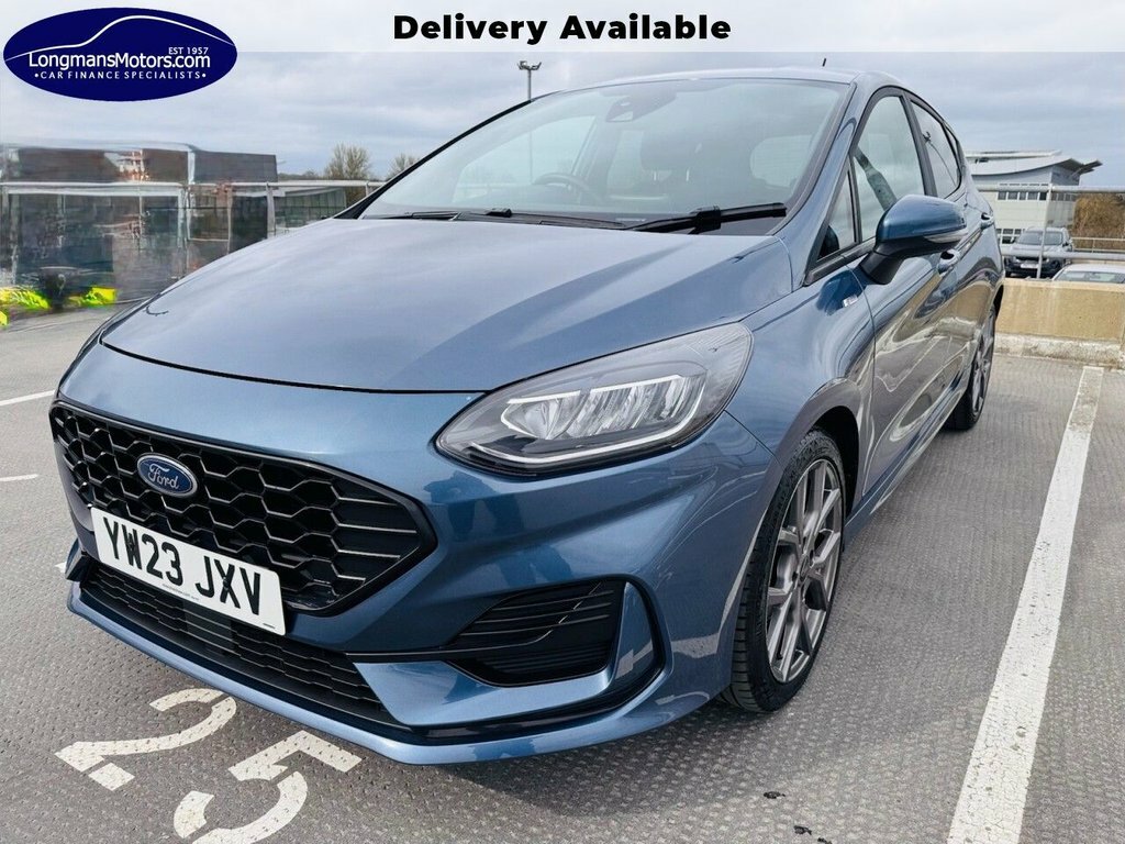 Ford Fiesta 1L St-line Edition YW23JXV Blue #5