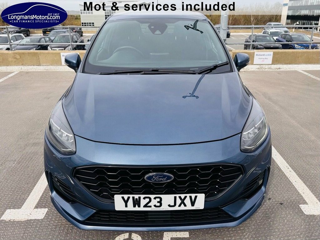 Ford Fiesta 1L St-line Edition YW23JXV Blue #4