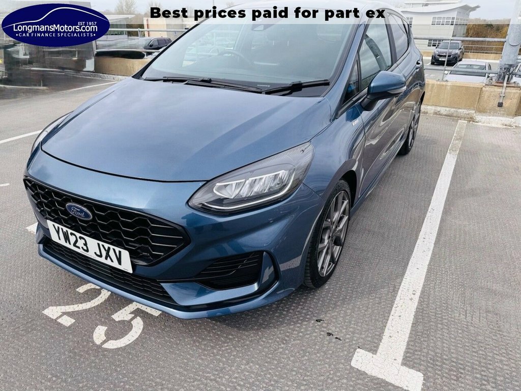Ford Fiesta 1L St-line Edition YW23JXV Blue #6