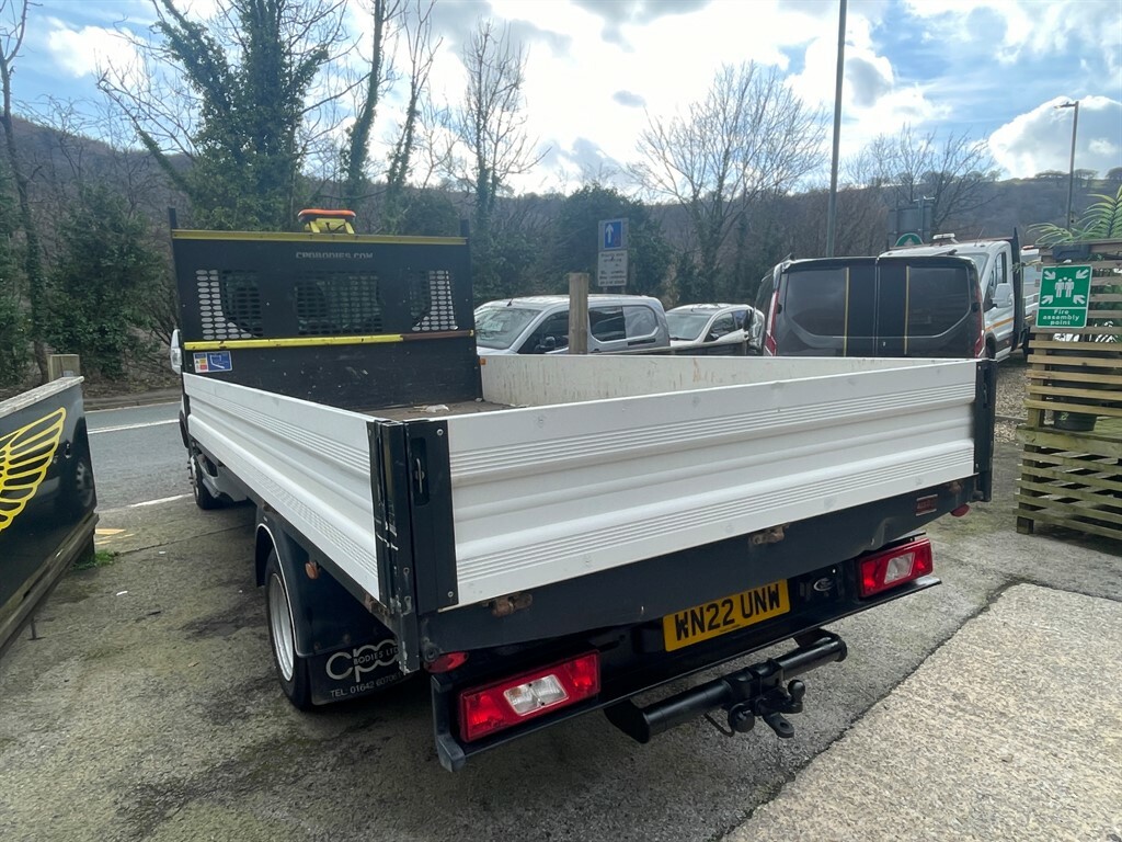 Ford Transit Custom 350 Leader Ecoblue Xlwb Dropside WN22UNW White #5