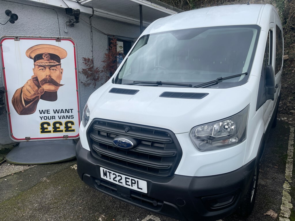 Ford Transit Custom 350 Leader Ecoblue 6 Seater Crew-cab MT22EPL White #4