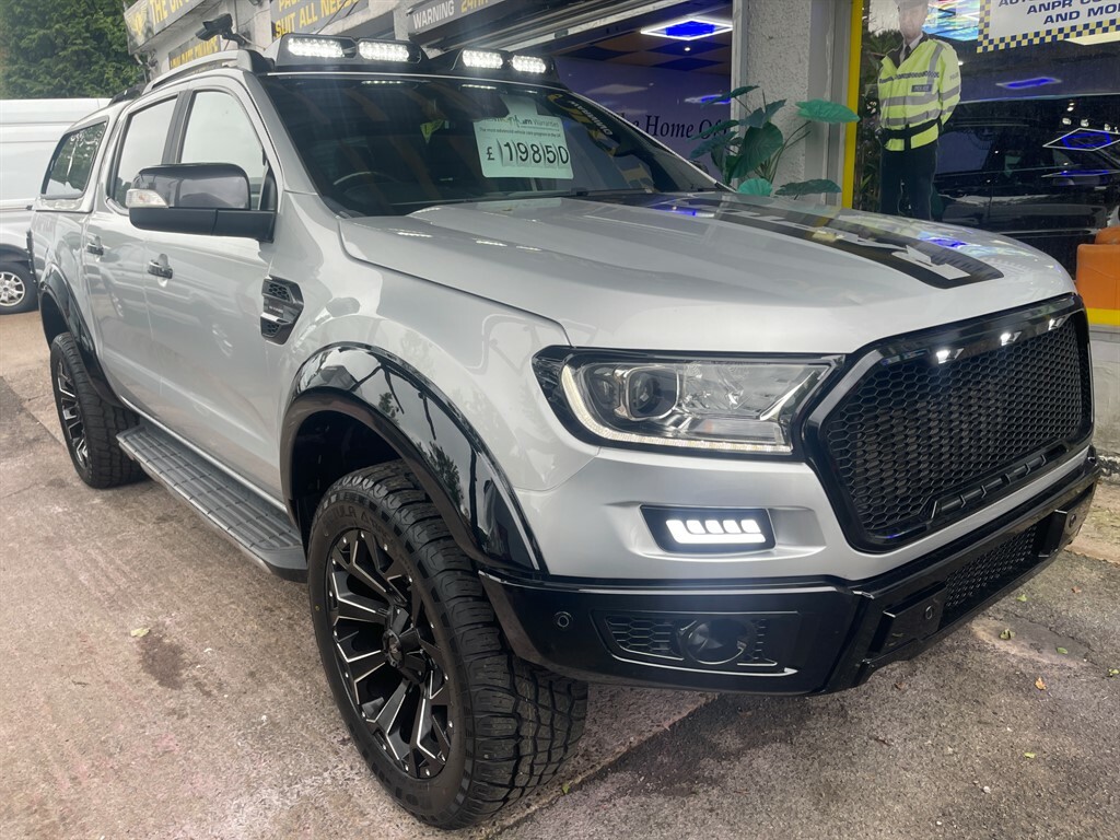 Ford Ranger Wildtrak Ecoblue Truckman Rear Canopy HN21FDA Silver #3