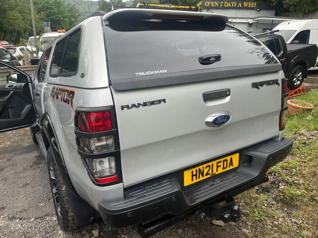 Ford Ranger Wildtrak Ecoblue Truckman Rear Canopy HN21FDA Silver #5