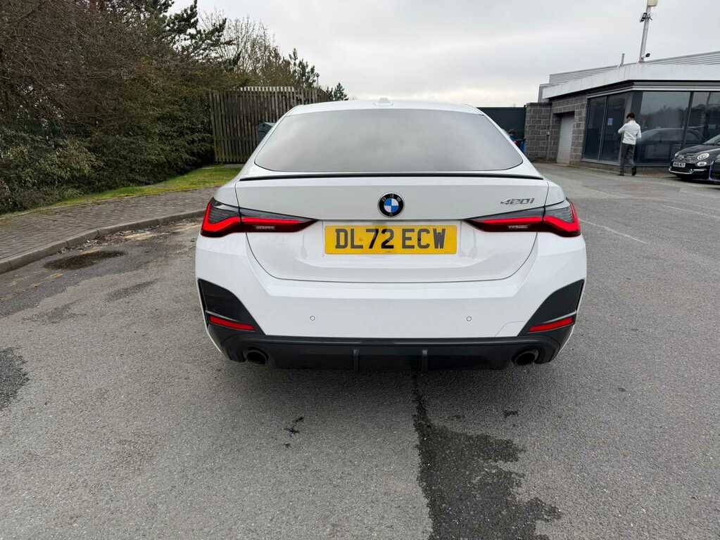 BMW 4 Series 420I M Sport Step DL72ECW White #5