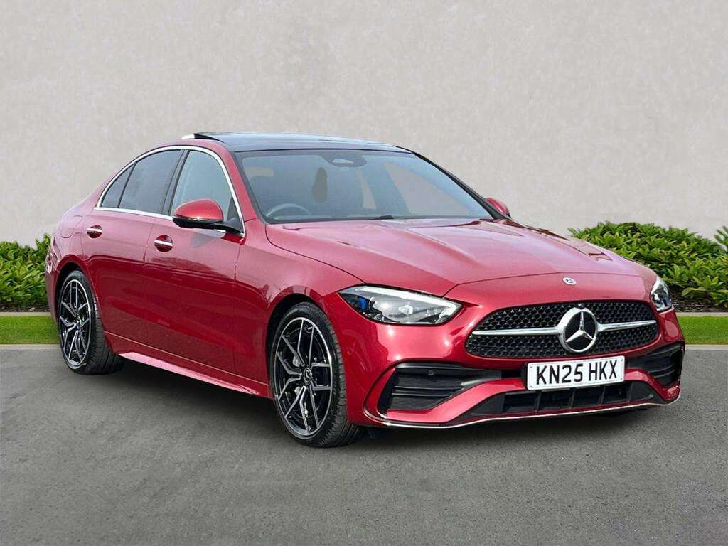 Mercedes-Benz C Class C300d Amg Line Premium Plus 9G-tronic Red