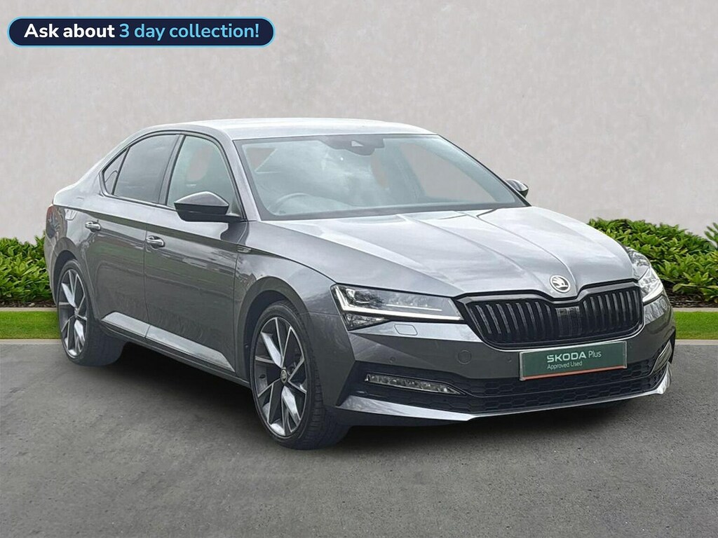 Skoda Superb 1.5 Tsi Act Sportline Plus Hatchback Ds Grey
