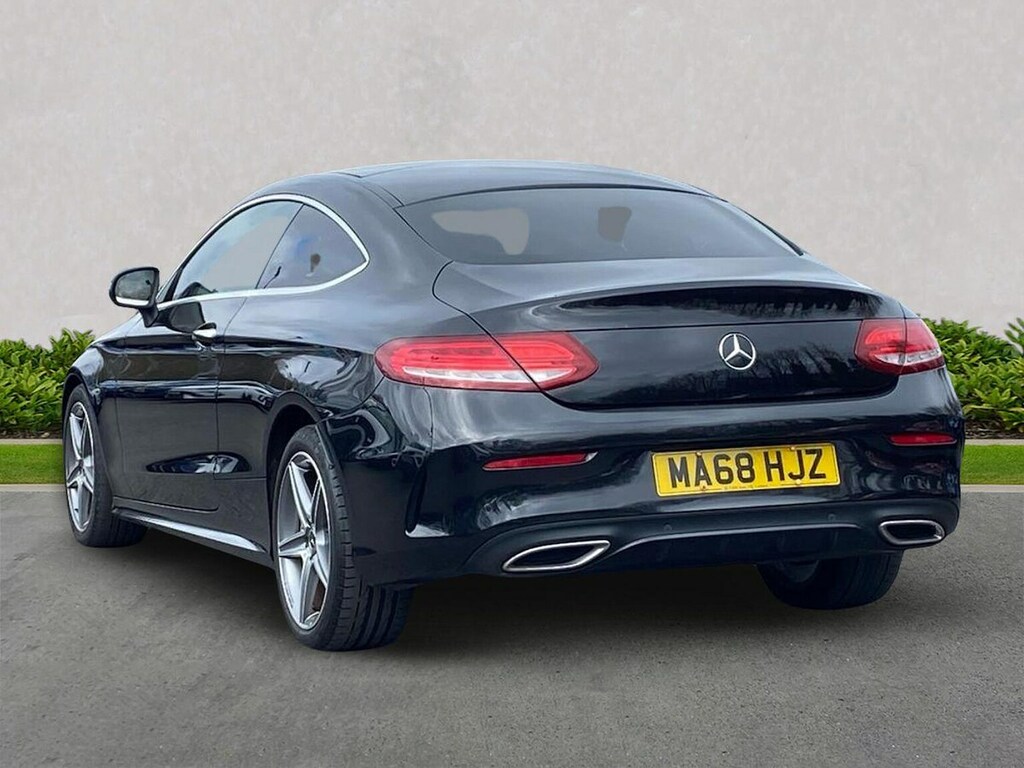 Mercedes-Benz C Class Mercedes-benz C 220 Amg Line Premium MA68HJZ Black #2